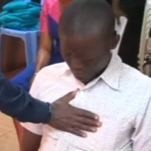 Patrick Adeya, a thankful man giving testimony of his supernatural healing from mental illness and complete restoration of his mind through powerful prayers at Ebenezer TV ministry